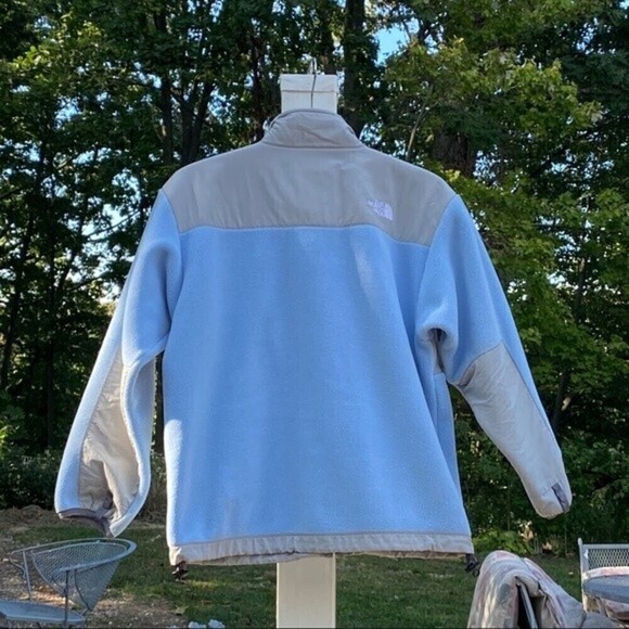 North Face Fleece Jacket Light Blue - Picture 9 of 11